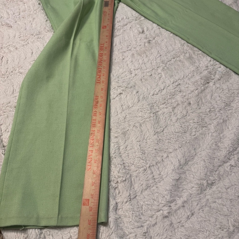 Early 1970s size 29 Levi’s star-Prest High-Waisted Trouser pistachio Green - Picture 4 of 7